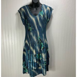 MINI PLEATS Satin Pleated Dress